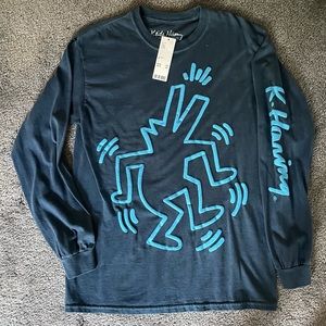 Keith Haring Ripple Dog Long Sleeve T-shirt
